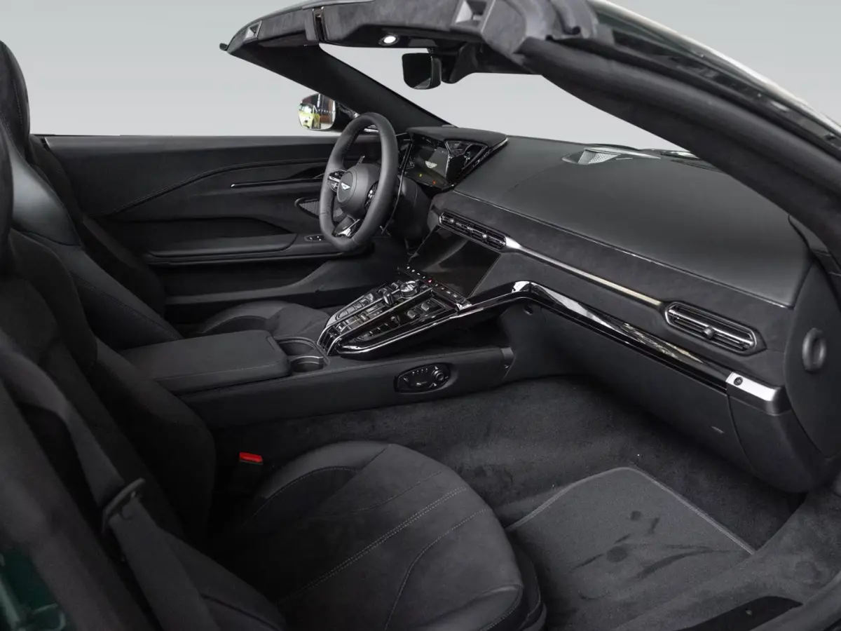 Aston Martin Vantage V8 Spider 2026, exterior — Zurich Luxury Car Rental, Zurich. Aston Martin Vantage V8 Spider in Zurich The 2026 Aston Martin Vantage V8 Spider is…