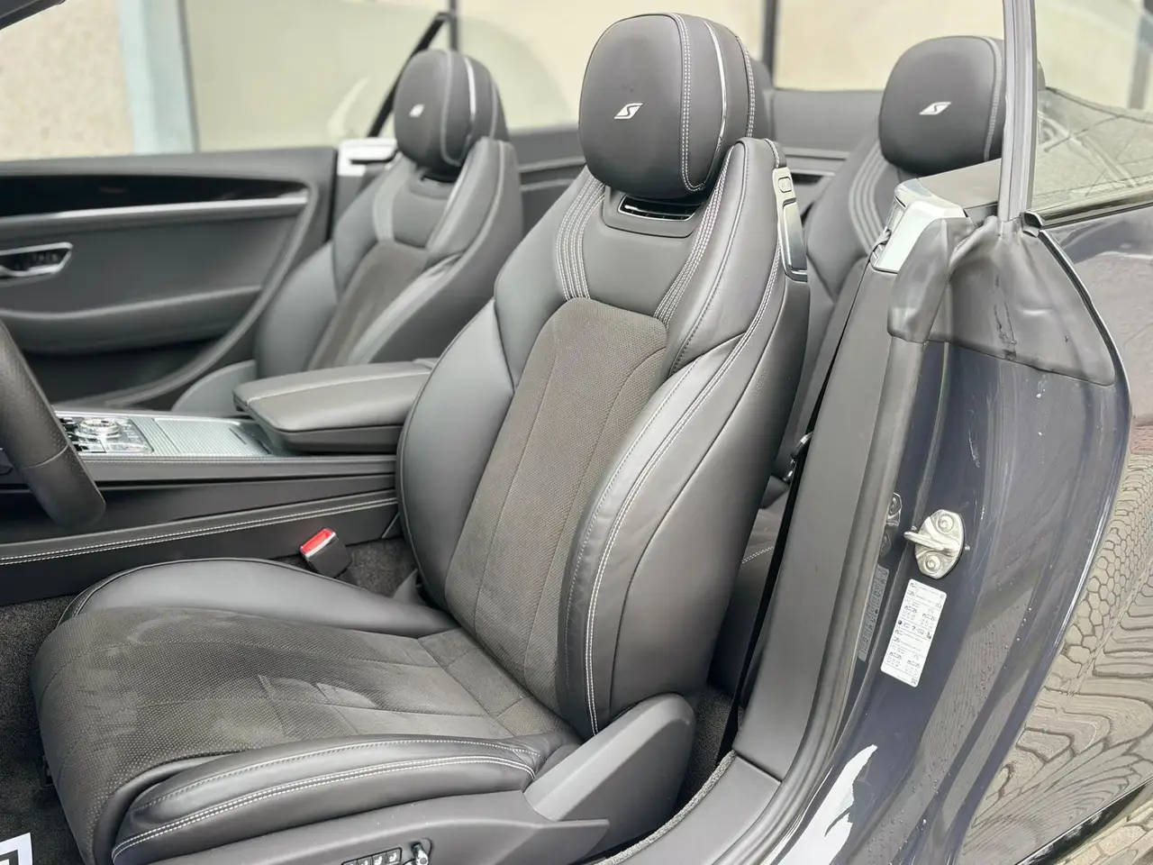 Bentley Continental GTC S V8 2025, interior — Zurich Luxury Car Rental, Zurich. Bentley Continental GTC S V8 in Zurich Renting the Bentley Continental GTC S V8 in Zurich…