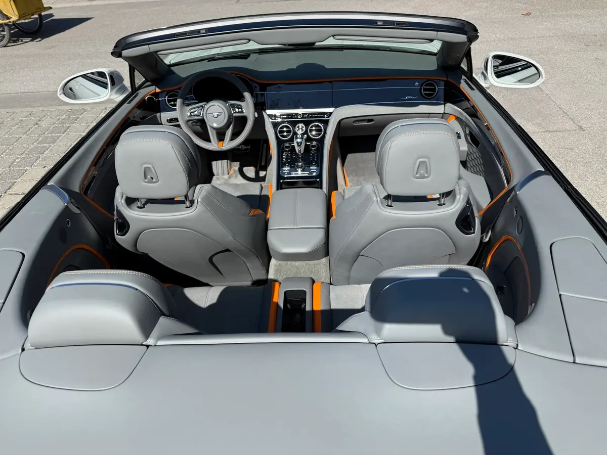 Bentley Continental GTC Speed 2025, interior — Zurich Luxury Car Rental, Zurich. Bentley Continental GTC Speed in Zurich The Bentley Continental GTC Speed is available to…