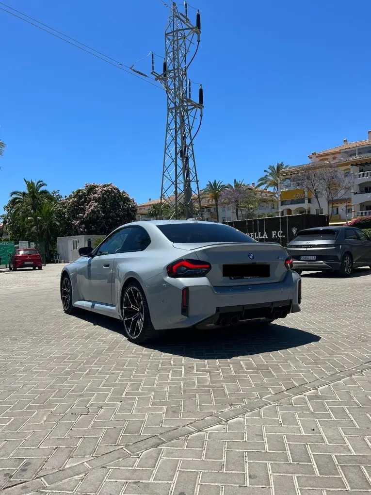 BMW M2 2024, exterior — Zurich Luxury Car Rental, Zurich. BMW M2 in Zurich The BMW M2 2024 is offered for rental in Zurich, a sport-bodied model…