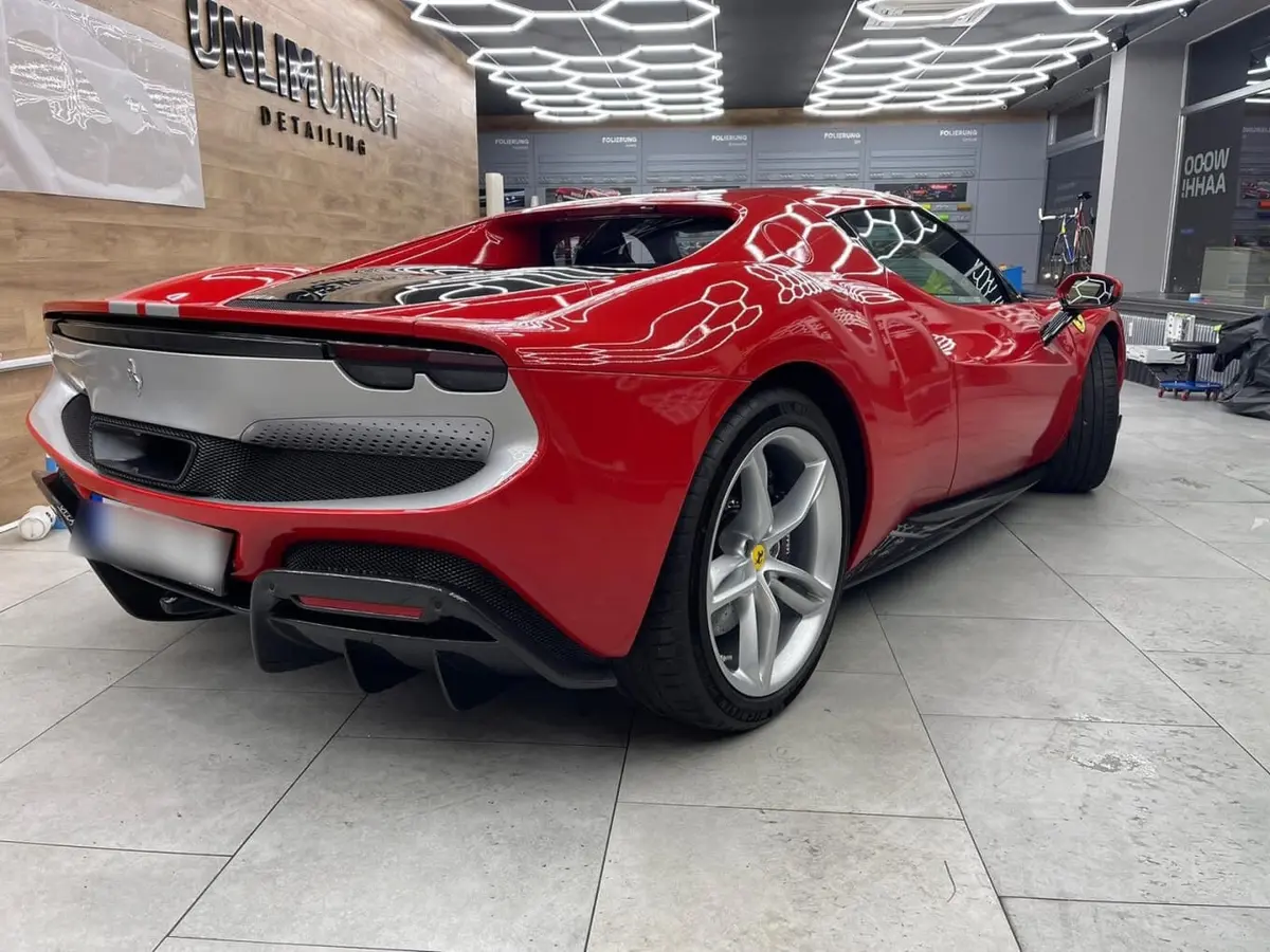 Ferrari 296 GTB 2023, exterior — Zurich Luxury Car Rental, Zurich. Ferrari 296 GTB in Zurich The Ferrari 296 GTB is available to rent in Zurich as a…