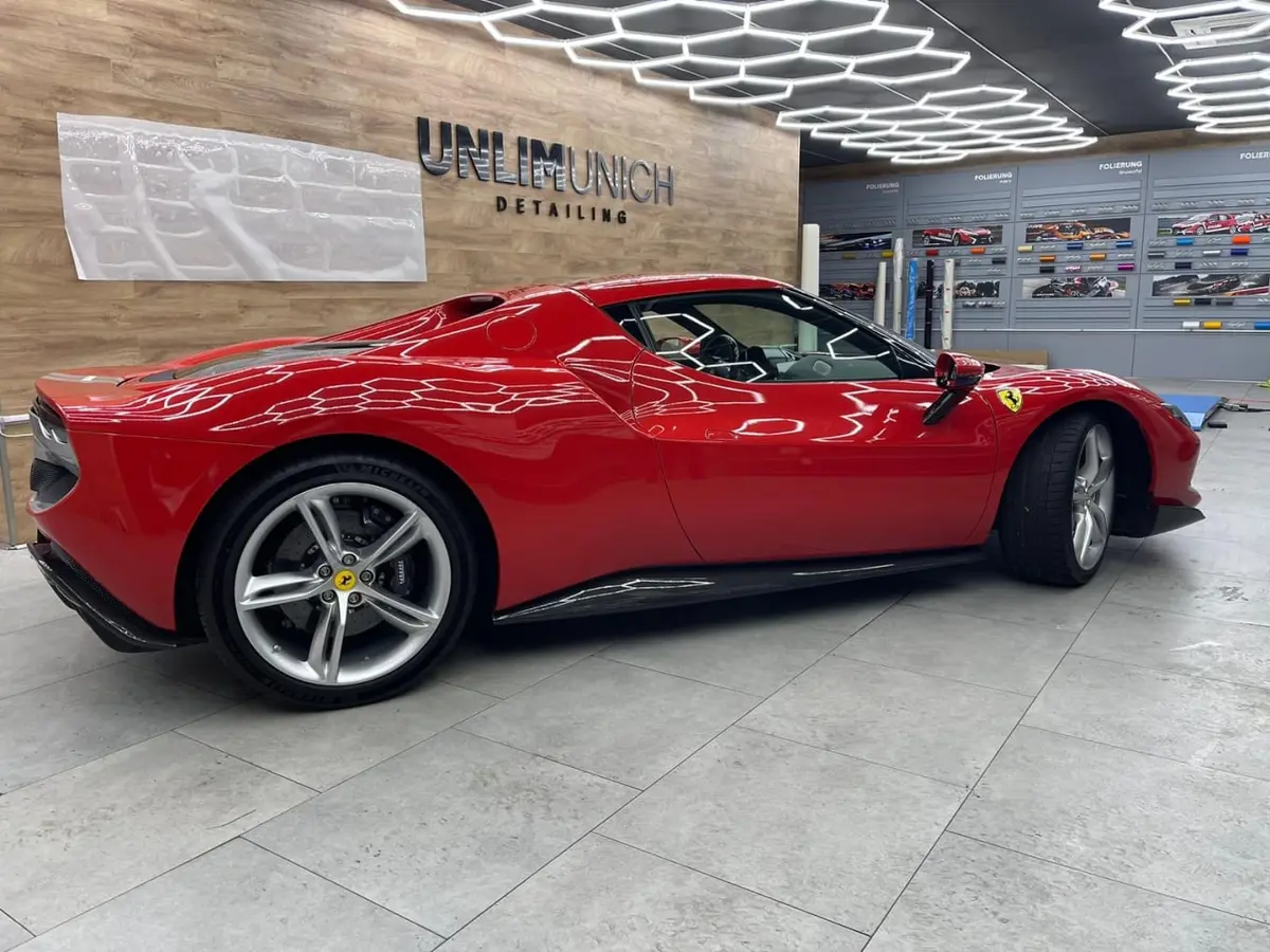 Ferrari 296 GTB 2023, interior — Zurich Luxury Car Rental, Zurich. Ferrari 296 GTB in Zurich The Ferrari 296 GTB is available to rent in Zurich as a…