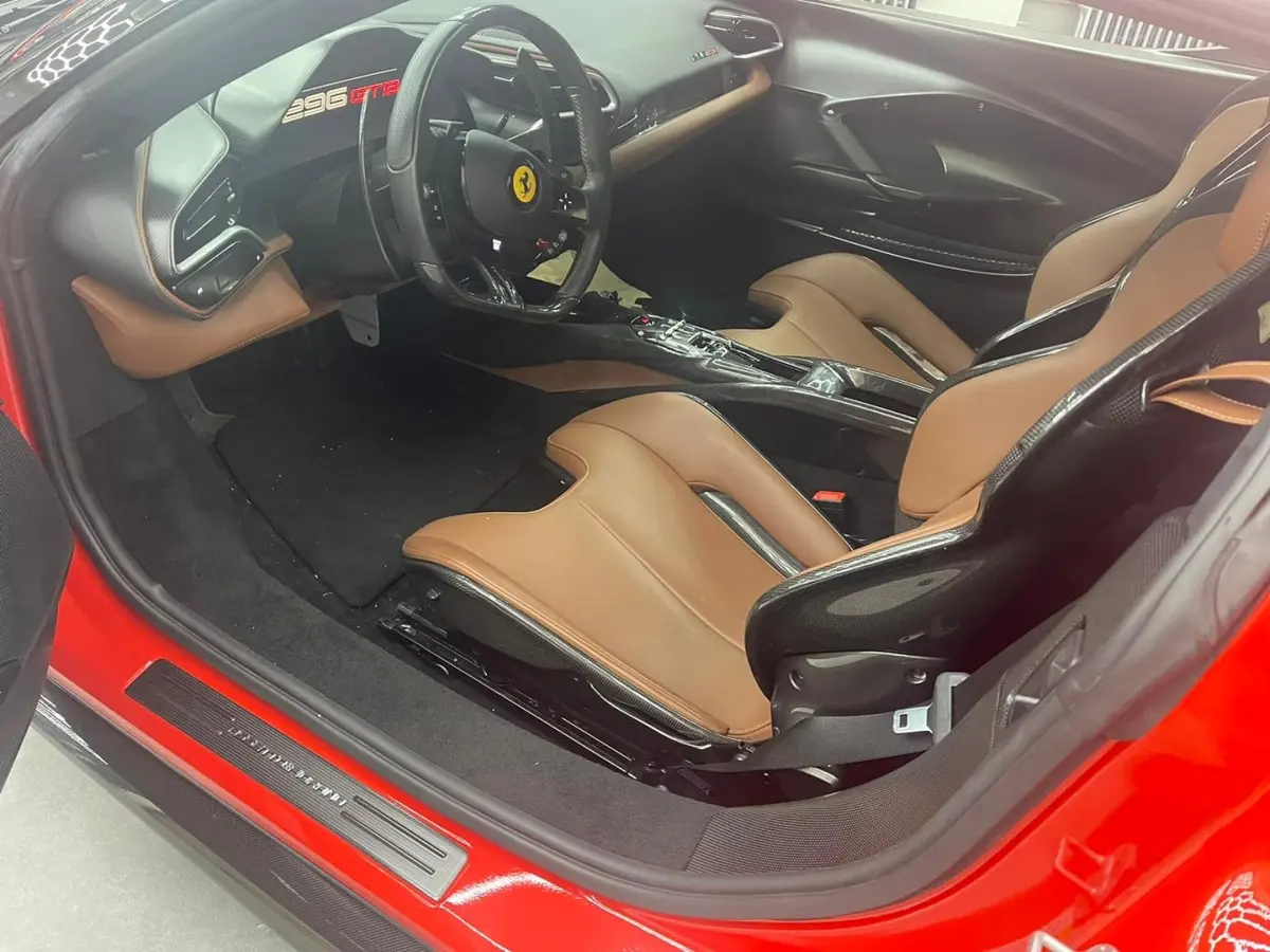 Ferrari 296 GTB 2023, dashboard — Zurich Luxury Car Rental, Zurich. Ferrari 296 GTB in Zurich The Ferrari 296 GTB is available to rent in Zurich as a…