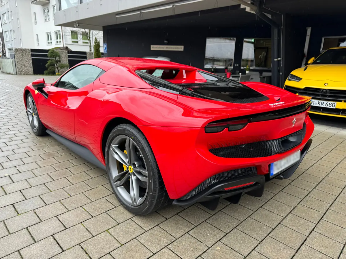 Ferrari 296 GTS Spider 2024, exterior — Zurich Luxury Car Rental, Zurich. Ferrari 296 GTS Spider in Zurich The Ferrari 296 GTS Spider 2024 is available for rental…