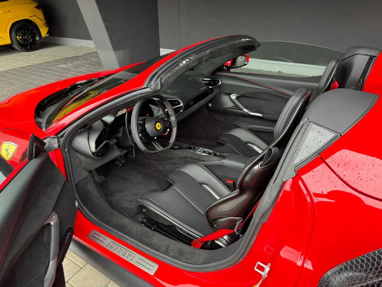 Ferrari 296 GTS Spider 2024, dashboard — Zurich Luxury Car Rental, Zurich. Ferrari 296 GTS Spider in Zurich The Ferrari 296 GTS Spider 2024 is available for rental…