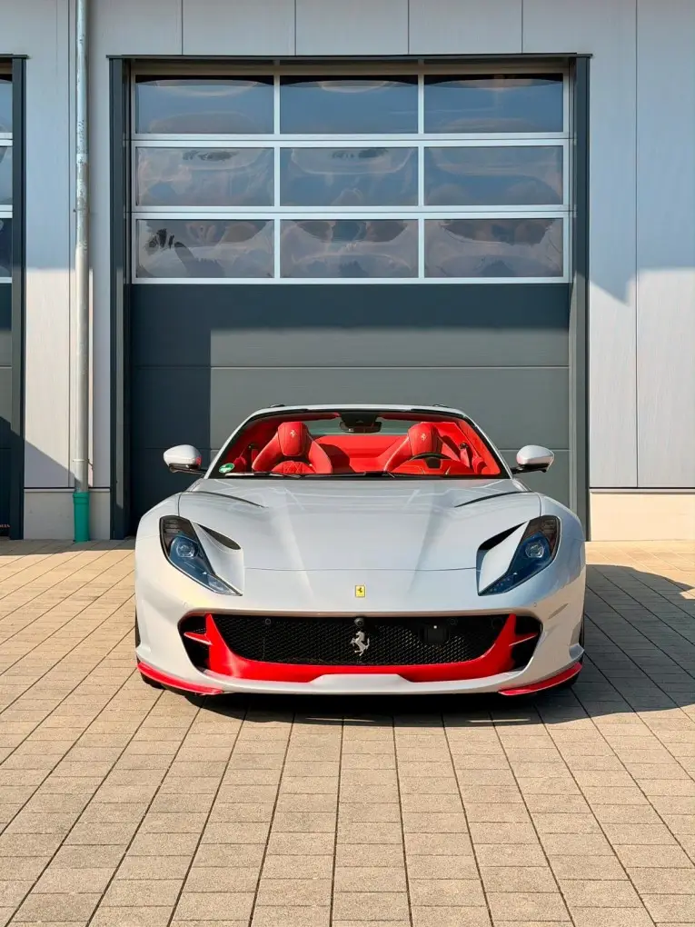 Ferrari 812 GTS 2024, front view — Zurich Luxury Car Rental, Zurich. Ferrari 812 GTS in Zurich The Ferrari 812 GTS is available to rent in Zurich for guests…
