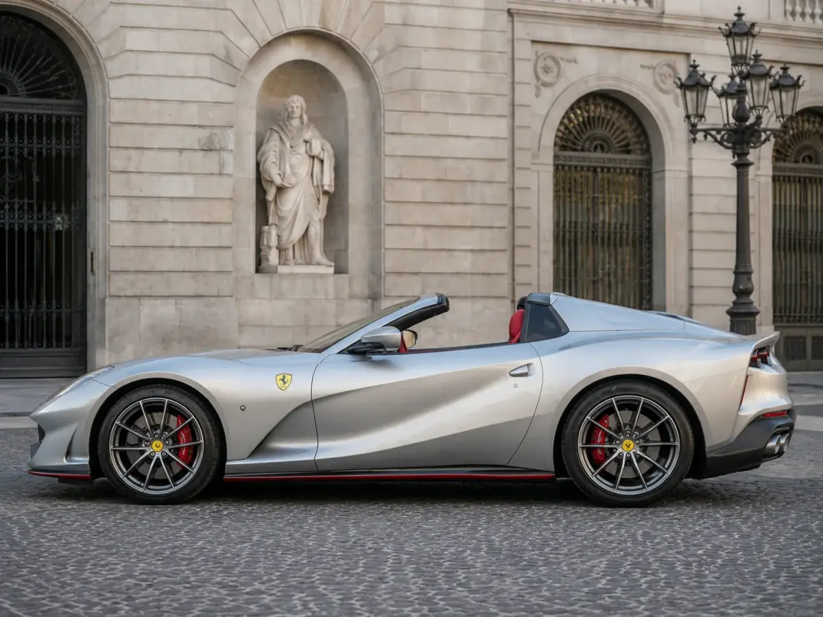 Ferrari 812 GTS 2024, dashboard — Zurich Luxury Car Rental, Zurich. Ferrari 812 GTS in Zurich The Ferrari 812 GTS 2024 is available to rent in Zurich for…