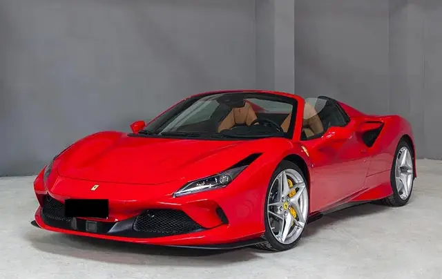 Ferrari F8 Tributo Spider Red 2023 — Zurich Luxury Car Rental, Zurich