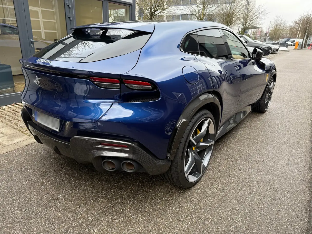 Ferrari Purosangue 2024, exterior — Zurich Luxury Car Rental, Zurich. Ferrari Purosangue in Zurich The Ferrari Purosangue is available to rent in Zurich as a…
