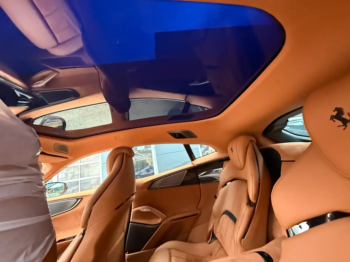 Ferrari Purosangue 2024, interior — Zurich Luxury Car Rental, Zurich. Ferrari Purosangue in Zurich The Ferrari Purosangue is available to rent in Zurich as a…