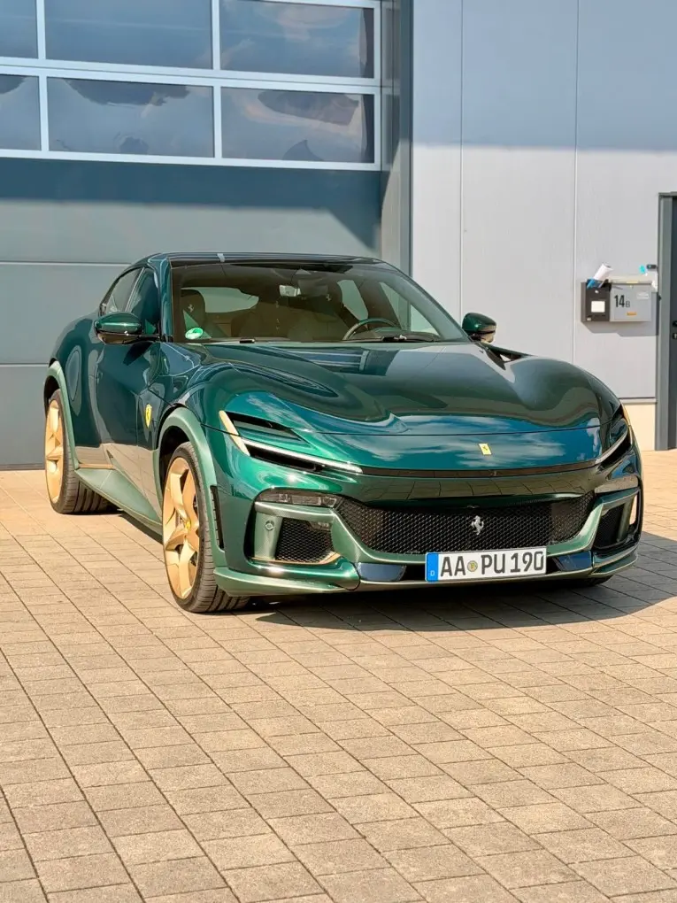 Ferrari Purosangue Atelier 2025, rear view — Zurich Luxury Car Rental, Zurich. Ferrari Purosangue Atelier in Zurich The Ferrari Purosangue Atelier 2025 is available for…