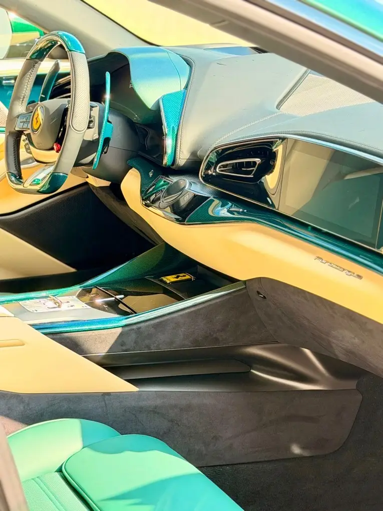 Ferrari Purosangue Atelier 2025, dashboard — Zurich Luxury Car Rental, Zurich. Ferrari Purosangue Atelier in Zurich The Ferrari Purosangue Atelier 2025 is available for…