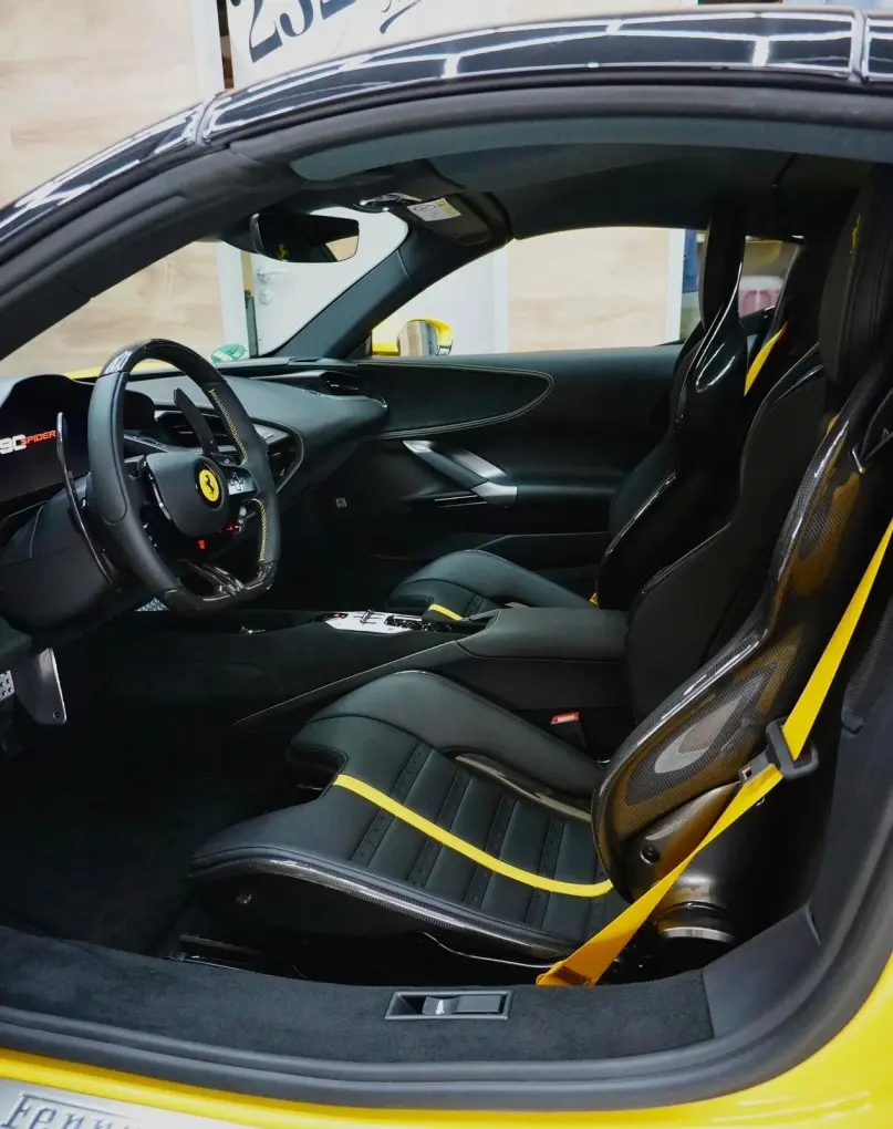 Ferrari SF90 Spider 2024, exterior — Zurich Luxury Car Rental, Zurich. Ferrari SF90 Spider in Zurich The Ferrari SF90 Spider 2024 is available for rental in…