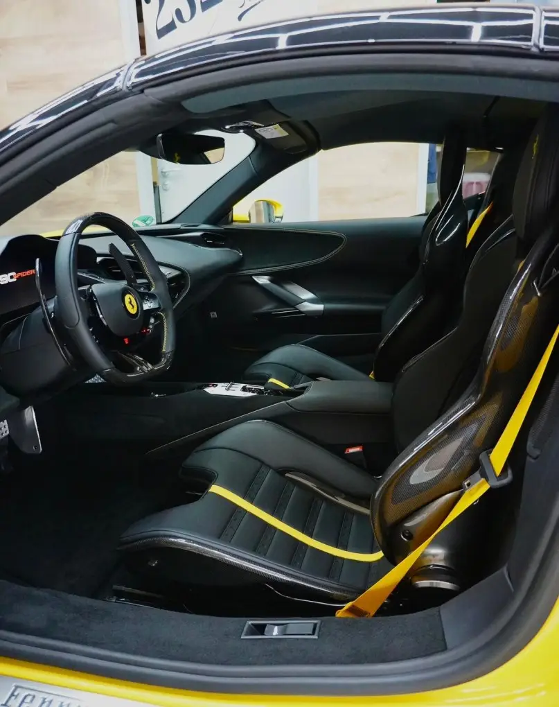 Ferrari SF90 Spider 2024, exterior — Zurich Luxury Car Rental, Zurich. Ferrari SF90 Spider in Zurich The Ferrari SF90 Spider 2024 is available for rental in…