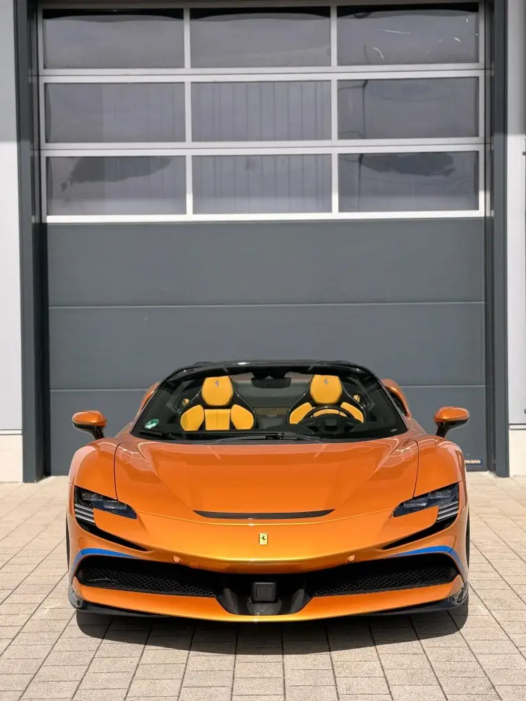 Ferrari SF90 Spider Tailor Made 2025, front view — Zurich Luxury Car Rental, Zurich. Ferrari SF90 Spider Tailor Made in Zurich The Ferrari SF90 Spider Tailor Made is offered…