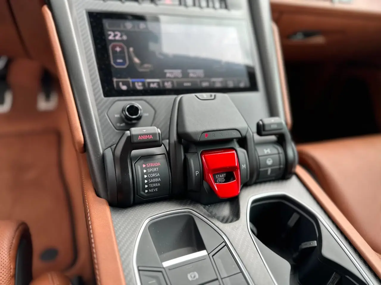 Lamborghini Urus S 2023, interior — Zurich Luxury Car Rental, Zurich. Lamborghini Urus S in Zurich The Lamborghini Urus S, year 2023, is available for rental…