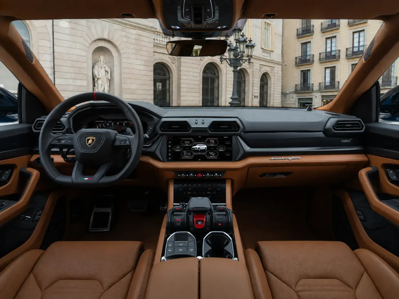 Lamborghini Urus SE 2025, dashboard — Zurich Luxury Car Rental, Zurich. Lamborghini Urus SE in Zurich The Lamborghini Urus SE, model year 2025, is available for…