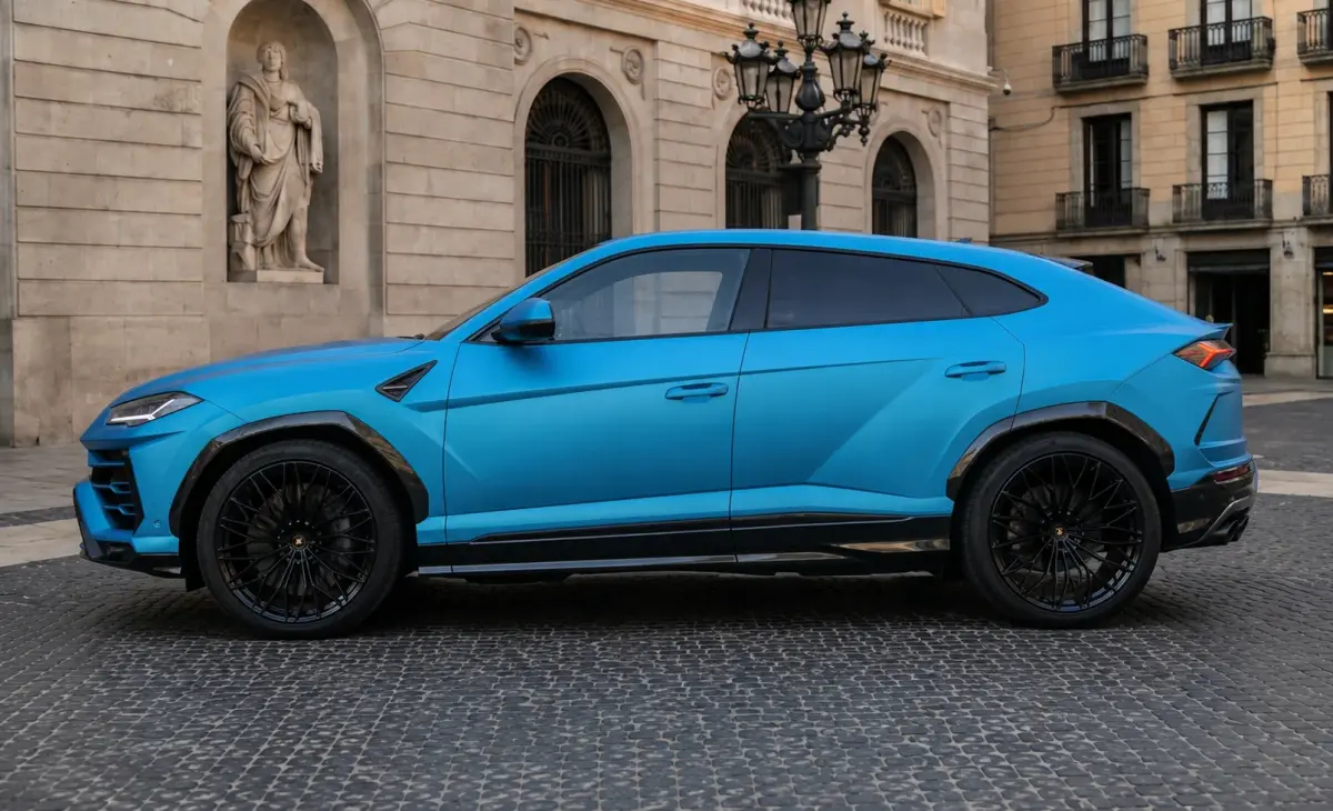 Lamborghini Urus SE 2025, side profile — Zurich Luxury Car Rental, Zurich. Lamborghini Urus SE in Zurich The Lamborghini Urus SE, model year 2025, is available for…