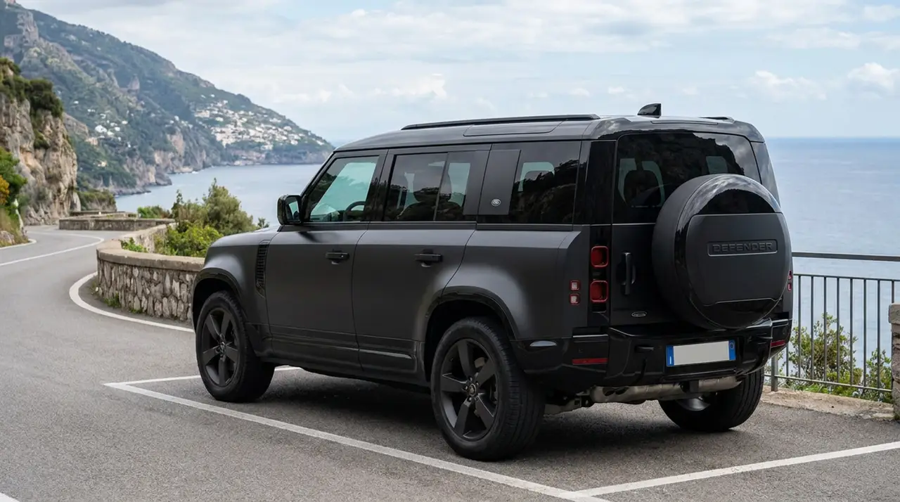 Land Rover Defender 2024, dashboard — Zurich Luxury Car Rental, Zurich. Land Rover Defender in Zurich The Land Rover Defender 2024 is available for rental in…