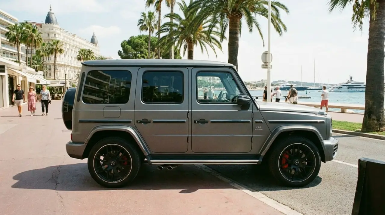 Mercedes Benz G63 2023, exterior — Zurich Luxury Car Rental, Zurich. Mercedes Benz G63 in Zurich The Mercedes Benz G63 2023 is available to rent in Zurich as…