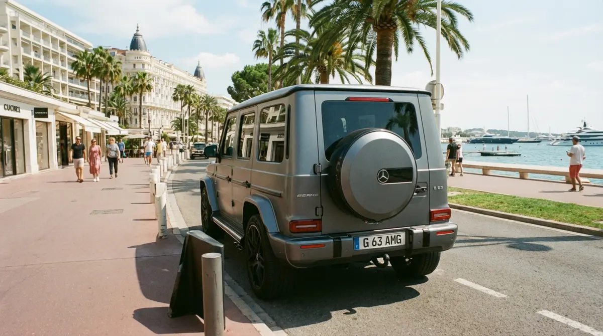 Mercedes Benz G63 2023, front view — Zurich Luxury Car Rental, Zurich. Mercedes Benz G63 in Zurich The Mercedes Benz G63 2023 is available to rent in Zurich as…