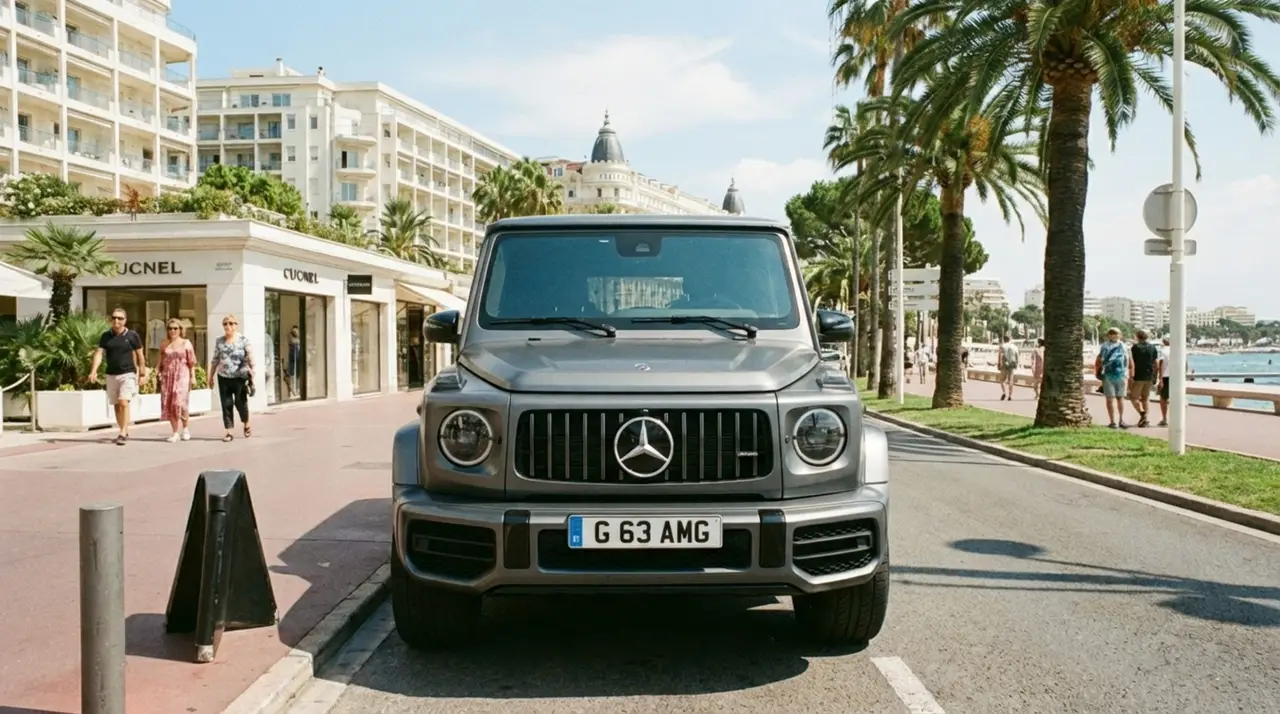 Mercedes Benz G63 2023, rear view — Zurich Luxury Car Rental, Zurich. Mercedes Benz G63 in Zurich The Mercedes Benz G63 2023 is available to rent in Zurich as…