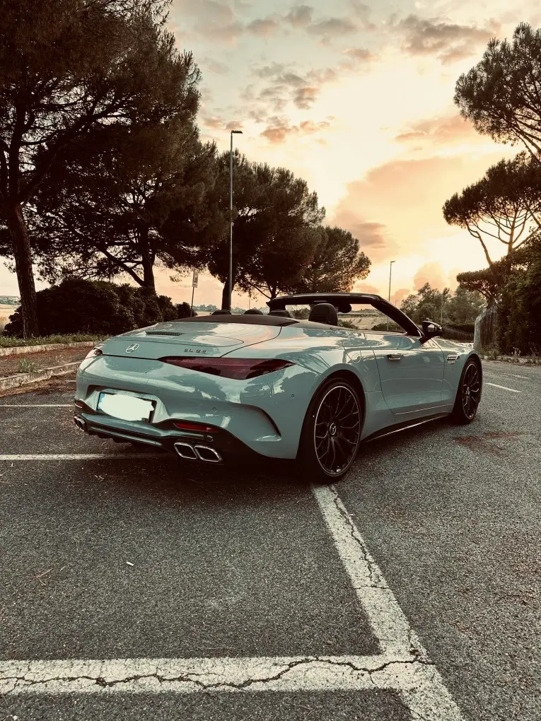 Mercedes Benz SL63 Cabrio 2023, rear view — Zurich Luxury Car Rental, Zurich. Mercedes Benz SL63 Cabrio in Zurich The Mercedes Benz SL63 Cabrio is available to rent in…