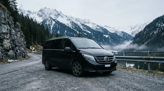 Mercedes Benz V300 8 seats 2025 — Zurich Luxury Car Rental, Zurich