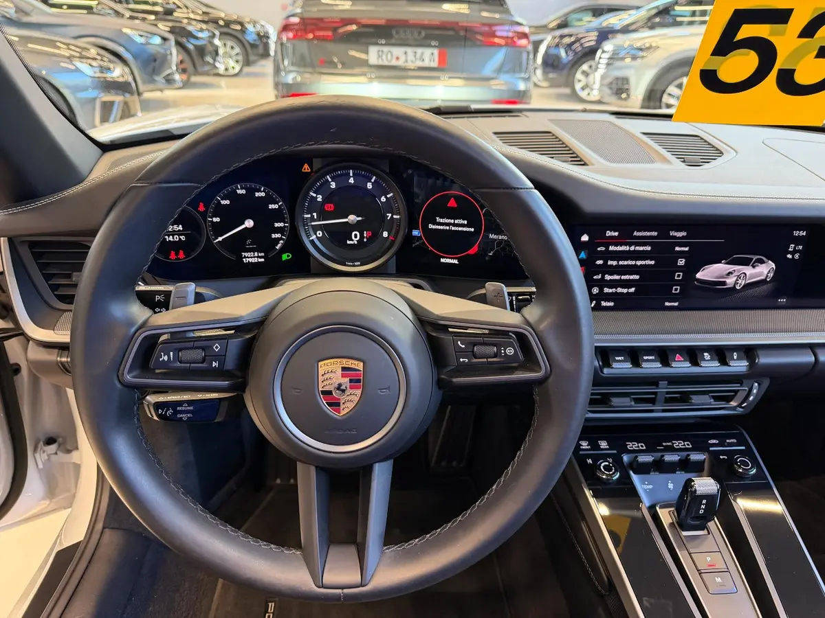 Porsche 911 Carrera S Cabrio (992) 2025, interior — Zurich Luxury Car Rental, Zurich. Porsche 911 Carrera S Cabrio (992) in Zurich The Porsche 911 Carrera S Cabrio (992) is…